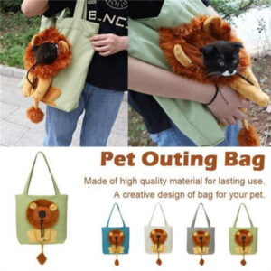 Lion Design Soft Pet Carrier Bag for Travel