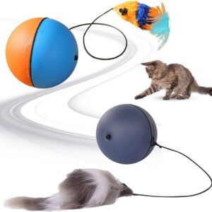 Interactive Treat Dispensing Toy Ball for Cats and Dogs
