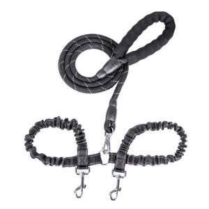 Double Head Dog Leash for Walking Two Pets