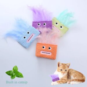 Big Mouth Catnip Plush Toy for Indoor Cats